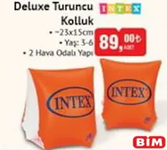 INTEX DELUXE TURUNCU ÇOCUK KOLLUK